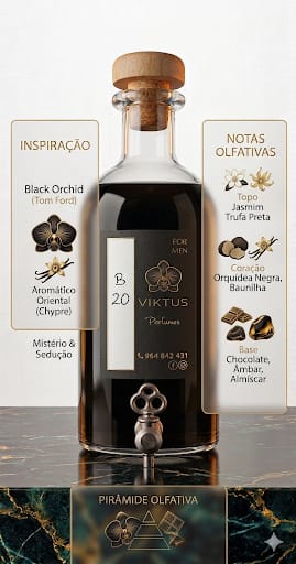  B 20   VIKTUS - Inspiração Black orchid